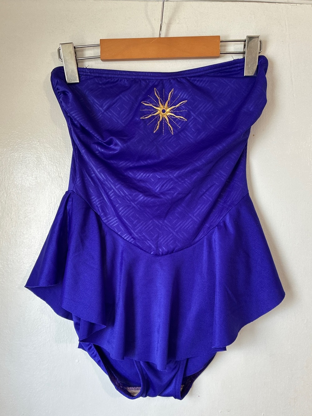 Vintage Christina One Piece Strapless Celestial Swimsuit